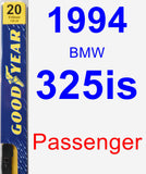 Passenger Wiper Blade for 1994 BMW 325is - Premium