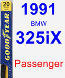 Passenger Wiper Blade for 1991 BMW 325iX - Premium