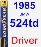 Driver Wiper Blade for 1985 BMW 524td - Premium