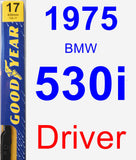 Driver Wiper Blade for 1975 BMW 530i - Premium