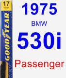 Passenger Wiper Blade for 1975 BMW 530i - Premium