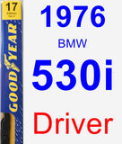 Driver Wiper Blade for 1976 BMW 530i - Premium