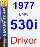 Driver Wiper Blade for 1977 BMW 530i - Premium