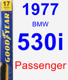 Passenger Wiper Blade for 1977 BMW 530i - Premium