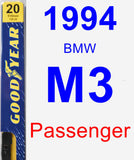 Passenger Wiper Blade for 1994 BMW M3 - Premium