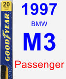 Passenger Wiper Blade for 1997 BMW M3 - Premium