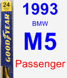 Passenger Wiper Blade for 1993 BMW M5 - Premium