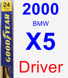 Driver Wiper Blade for 2000 BMW X5 - Premium
