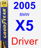 Driver Wiper Blade for 2005 BMW X5 - Premium