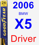 Driver Wiper Blade for 2006 BMW X5 - Premium