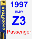 Passenger Wiper Blade for 1997 BMW Z3 - Premium