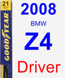 Driver Wiper Blade for 2008 BMW Z4 - Premium