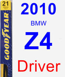 Driver Wiper Blade for 2010 BMW Z4 - Premium