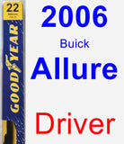 Driver Wiper Blade for 2006 Buick Allure - Premium
