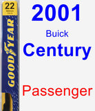 Passenger Wiper Blade for 2001 Buick Century - Premium