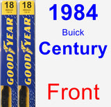Front Wiper Blade Pack for 1984 Buick Century - Premium