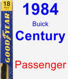 Passenger Wiper Blade for 1984 Buick Century - Premium
