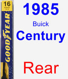Rear Wiper Blade for 1985 Buick Century - Premium