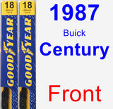 Front Wiper Blade Pack for 1987 Buick Century - Premium