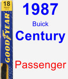 Passenger Wiper Blade for 1987 Buick Century - Premium