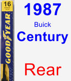 Rear Wiper Blade for 1987 Buick Century - Premium