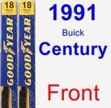 Front Wiper Blade Pack for 1991 Buick Century - Premium
