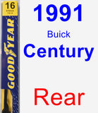 Rear Wiper Blade for 1991 Buick Century - Premium