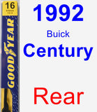 Rear Wiper Blade for 1992 Buick Century - Premium