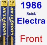 Front Wiper Blade Pack for 1986 Buick Electra - Premium