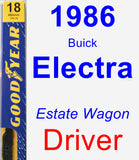 Driver Wiper Blade for 1986 Buick Electra - Premium
