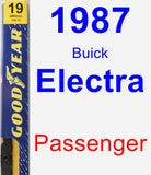 Passenger Wiper Blade for 1987 Buick Electra - Premium