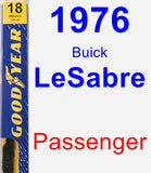 Passenger Wiper Blade for 1976 Buick LeSabre - Premium