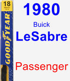 Passenger Wiper Blade for 1980 Buick LeSabre - Premium