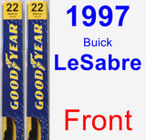 Front Wiper Blade Pack for 1997 Buick LeSabre - Premium