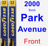 Front Wiper Blade Pack for 2000 Buick Park Avenue - Premium