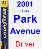 Driver Wiper Blade for 2001 Buick Park Avenue - Premium