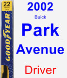 Driver Wiper Blade for 2002 Buick Park Avenue - Premium