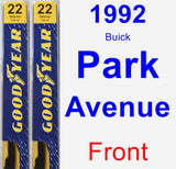 Front Wiper Blade Pack for 1992 Buick Park Avenue - Premium