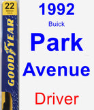 Driver Wiper Blade for 1992 Buick Park Avenue - Premium