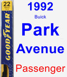 Passenger Wiper Blade for 1992 Buick Park Avenue - Premium