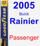 Passenger Wiper Blade for 2005 Buick Rainier - Premium