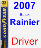 Driver Wiper Blade for 2007 Buick Rainier - Premium