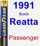 Passenger Wiper Blade for 1991 Buick Reatta - Premium