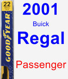 Passenger Wiper Blade for 2001 Buick Regal - Premium