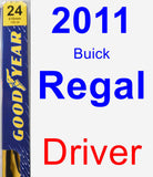 Driver Wiper Blade for 2011 Buick Regal - Premium