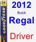 Driver Wiper Blade for 2012 Buick Regal - Premium