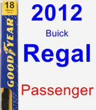 Passenger Wiper Blade for 2012 Buick Regal - Premium