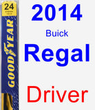 Driver Wiper Blade for 2014 Buick Regal - Premium