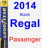 Passenger Wiper Blade for 2014 Buick Regal - Premium