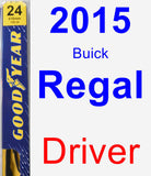 Driver Wiper Blade for 2015 Buick Regal - Premium